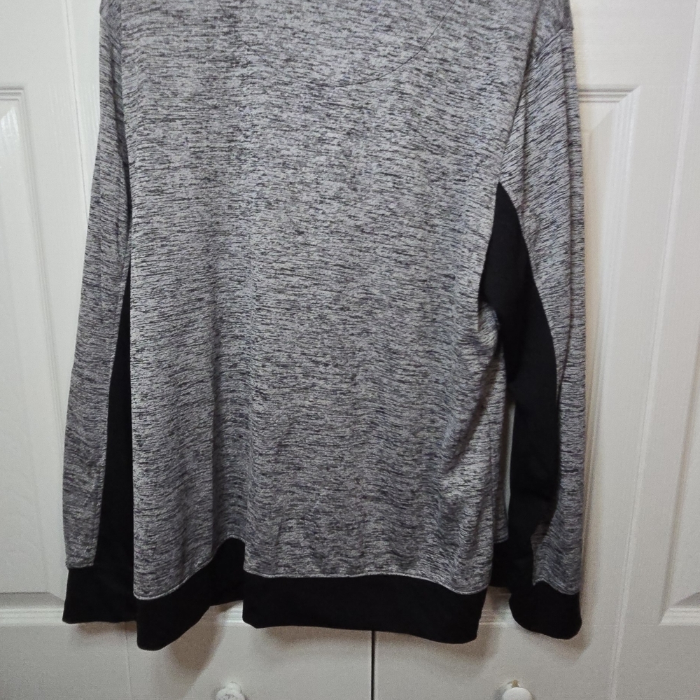 Made for Life Heathered Gray and Black Jacket - Picture 2 of 5